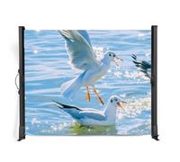 Schermo Portatile per Proiettore 4:3 16:9 HD con Supporto, Schermo da Tavolo Leggero e Retrattile per Home Cinema all'aperto, Giardino, Camper, Ufficio(50inch(4:3))