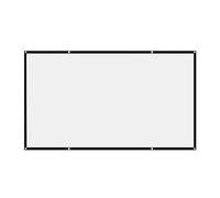 Schermo portatile per proiettore, Schermo for proiettore bianco 16:9 di varie dimensioni for home office theater(100 inch)