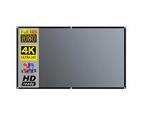 Schermo portatile per proiettore, Schermo for proiettore portatile Formato 1:1 Grigio Dimensioni multiple(106 inch)