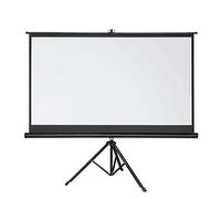 Schermo portatile per proiettore, Supporto for treppiede for schermo for proiettore 72/100 pollici bianco e nero 16:9/4:3(100 inch)