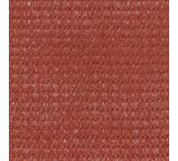 Schermo Privacy Balcone HDPE 120x600 cm Terracotta | Tessuto aperto che lascia passare il vento, occhielli in alluminio, corda inclusa, resistente alla muffa