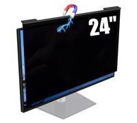 Schermo Privacy per Computer Magnetico 24 Pollici, Pellicola Protettiva Rimovibile Anti-Luce Blu/Abbagliamento, Schermo Privacy Magnetico per Monitor a Protezione degli Occhi,24in(547 * 320mm)