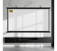 Schermo Proiettore 16:9 4K HD Schermo Di Proiezione TV E Home Theatre, AntiRughe, Tenda Per Proiettore Avvolgibile Manuale, Per Casa Ufficio Teatro Campeggio Presentaciones(30")