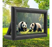 Schermo Proiettore Gonfiabile,Outdoor Projector Screen,Esterni Mega Schermo Proiettore,Per Interni Ed Esterni,Schermo Portatile Blow up 16: 9 per Home Theater,24ft