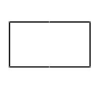 Schermo proiettore HD 16:9 da 60 100 pollici, pieghevole e portatile, immagine ultra chiara, materiali di alta qualità, diffusione uniforme della luce, ideale per il cinema domestico,