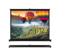 Schermo Proiettore HD Retrattile Scomparsa Tavolo Rullo Avvolgibile | 20" 30" 40" 50" 4:3 16:9 Manuale Filmleinwand Home Cinema Con Pieghevole Base Supporto(20 Inch(4:3))