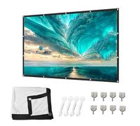 Schermo Proiettore per Esterni da 100/120/150 pollici, Telo Proiettore Portatile Antipiega Pieghevole HD 4K 16:9 per film per Home Theater, Feste(120inch(16:9))