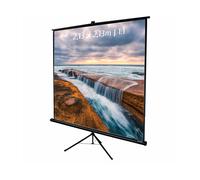 SCHERMO PROIEZIONE KIMEX Schermo di proiezione a treppiede 2,13 x 2,13m - Formato 1:1