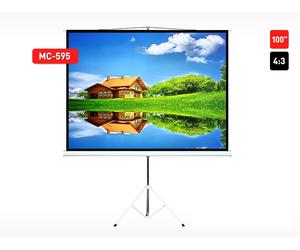 Schermo Proiezione Stativo Treppiede 200x150 100" 4:3 MC-595 Maclean
