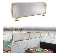 Schermo protettivo in acrilico per sale da pranzo, divisorio a bassa barriera per camera da letto, cucina, ufficio, ristorante, hotel, decorazione durevole ed elegante
