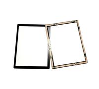 Schermo protettivo in vetro esterno for display LCD, compatibile con Canon, fotocamera G9, parti di ricambio e nastro adesivo