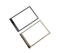 Schermo protettivo in vetro esterno for display LCD, compatibile con Panasonic, EOS LX3 LX7, parti di ricambio for fotocamera + nastro adesivo