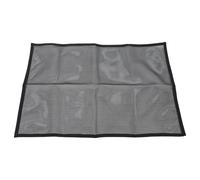 Schermo Rete per Caminetto Nero in Pvc, Protezione Scintille | Design a Maglia Fine, Stile Semplice ed Elegante, per Porte e Scale, per Caminetti, Colore Nero