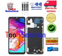 Schermo Samsung A70 A705F Display Soft Oled completo full size altissima qualità