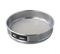 Schermo setaccio, 20 cm Chrome Mesh Ispezione del campione 4-600 Mesh Medicine Powder Laboratory Analisi Filter Calibrazione (100 mesh)