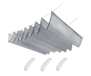 Schermo Sunproof ritrattabile impermeabile resistente delle vele 'ombra | Vela da patio per esterni giardino cortile piscina all'aperto spiaggia portico ponte