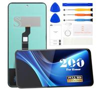 Schermo TFT di ricambio per Honor 200 LCD Display ELI-AN00, ELI-NX9, kit di riparazione per touch screen (nero, senza cornice)