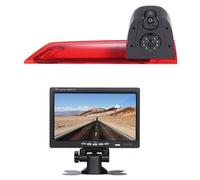 Schermo TFT LCD da 7 pollici + Super HD doppia fotocamera ausiliaria di parcheggio fotocamera visione notturna luce freno telecamera posteriore per Ford Transit Tourneo Custom V362 Bus Kasten F3 FY FZ
