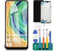 Schermo TFT per Xiaomi Redmi Note 10 5G Display LCD per Xiaomi Poco M3 Pro 5G Sostituzione dello schermo per Redmi Note 10T 5G Touch Digitizer Kit di montaggio (nero, con telaio)