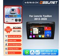 Schermo Touch da 9 Pollici 7862 per Lancia Ypsilon 2012 - 2020, Lettore Multimediale per Auto, Radio Stereo, CarPlay, Android Auto, 4G, WIFI, FM, RDS, BT