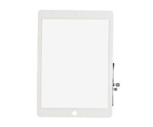 Schermo touch di ricambio stabile per iPad con superficie a basso attrito e kit di strumenti professionali per riparazioni fai da te, colore bianco.