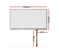 Schermo touch screen a quattro fili da 10,1 pollici YTHYTHYTH228*148 per LCD HSD101PWW1B101EW05V.1