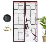 Schermo trasparente per porta, chiusura magnetica in EVA, schermo per porta - schermo per mantenere caldo la porta per la prevenzione del freddo per balconi, garage, negozi, portico, porta scorrevole