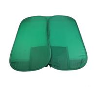 Schermo verde pieghevole in due parti per sedia con tessuto in velluto resistente alle rughe, design portatile per l'uso nella produzione video, streaming e fotografia