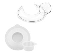 Schermo versatore, compatibile con KitchenAid | Coperchi protettivi antispruzzo con supporto inclinabile da 4,5-5 litri