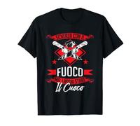 Scherza con Fuoco Lascia stare il Cuoco BBQ Barbecue Cucina Maglietta