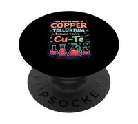 Scherzi divertenti di chimica scuola materia chimica insegnante di scienze PopSockets PopGrip Adesivo
