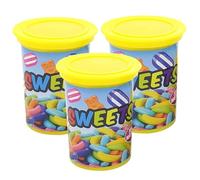 Scherzi per bambini 3 pezzi giocattoli con patatine e patate serpente in lattina da 2,4x2,2 pollici scherzo per bambini serpente finto divertente roba di burlone a molla in plastica per adulti