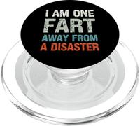 Scherzi sulle scoregge - Sono una scoreggia di distanza da un disastro - Umorismo scoreggia PopSockets PopGrip per MagSafe
