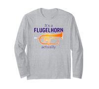 Scherzo Orgoglio Flicorno Divertente per Musicista Jazz Maglia a Manica