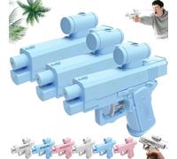 Scherzo pistola ad acqua bidirezionale, 3 pezzi pistola ad acqua spray scherzo anteriore e posteriore, 2025 nuovo divertente giocattolo scherzo per ufficio e scuola (solido - blu X3)