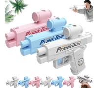 Scherzo pistola ad acqua bidirezionale, 3 pezzi pistola ad acqua spray scherzo anteriore e posteriore, 2025 nuovo divertente giocattolo scherzo per ufficio e scuola (pistola scherzo - colori misti)