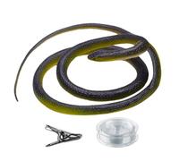 Scherzo Realistico Con Il Serpente - Clip, Inseguendo Lo Scherzo Con La Corda Del Serpente Con Corda E Clip | Il Serpentee Realistico Segue Gli Oggetti Di Scena Decorazione Di Scherzi Per Feste Con
