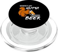 Scherzo Scoiattolo Birra Dove Sono Le Mie Noci Retrò PopSockets PopGrip per MagSafe