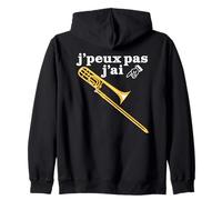 Scherzo Trombone Divertente per Orgoglioso Trombonista Felpa con Cappuccio