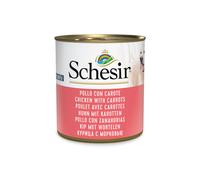 Schesir 6 x 285 g Alimento umido per cani - Pollo con Carote