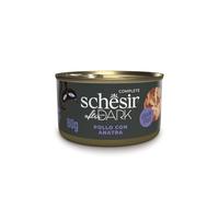 Schesir After Dark, Filetti di Pollo con Anatra in Brodo, Alimento Umido Completo per Gatti, in Lattina, Grain Free, Alto Contenuto di Proteine, Fonte di Idratazione, 12 x 80 g