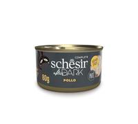 Schesir After Dark, Filetti di Pollo in Patè, Alimento Umido Completo per Gatti, in Lattina, Grain Free, Alto Contenuto di Proteine, Fonte di Idratazione, 12 x 80 g