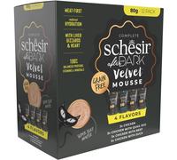 Schesir After Dark Cat Velvet Mousse Variety pack 12x80 gr: 1 confezione da 12 bustine