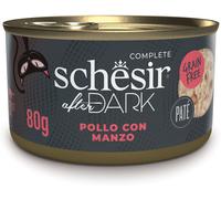 SCHESIR After Dark Patè Cat Lattina Multipack 12x80G POLLO CON MANZO