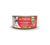 SCHESIR Alimento per gatti tonno e gamberetti 140 g