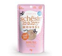 Schesir Baby Mousse 12 x 70 g Umido per gatto - Salmone e pollo