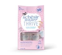 Schesir Baby Thrive 20 x 8 g Complemento alimentare per gatto - Pollo con fegato di pollo