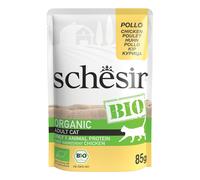 SCHESIR CAT BIO POLLO 85G