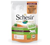 SCHESIR Bio Cat Sterilized Busta Multipack 16x85G MANZO E POLLO E CAROTE