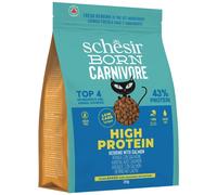 Schesir Born Carnivore High Protein Aringa con Salmone Crocchette per gatto - 255 g
